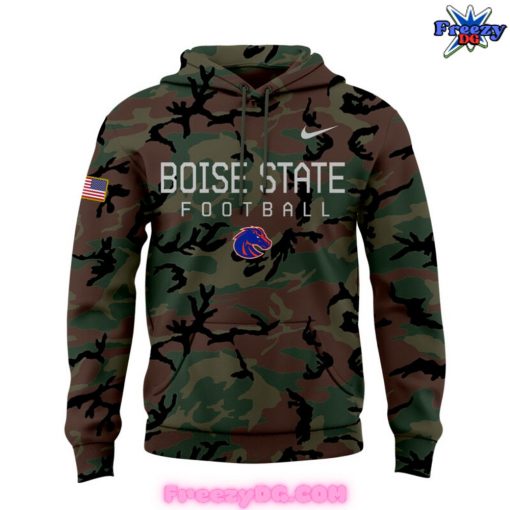 Boise State Broncos Football Military Special Camo Hoodie