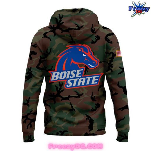 Boise State Broncos Football Military Special Camo Hoodie