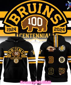 Boston Bruins 100th Birthday Throwback Limited Black Hoodie