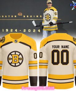 Boston Bruins Fanatics 100th Anniversary Hockey Jersey