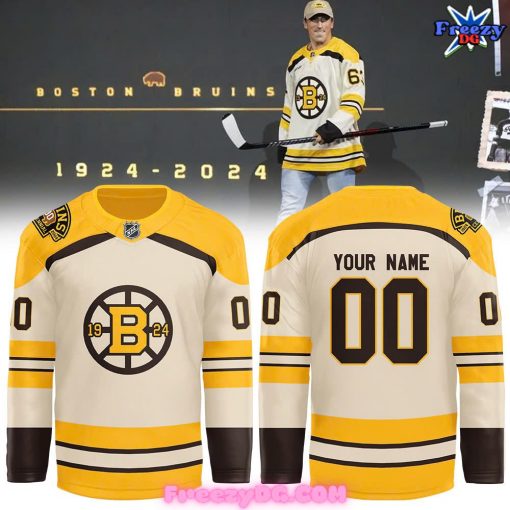 Boston Bruins Fanatics 100th Anniversary Hockey Jersey