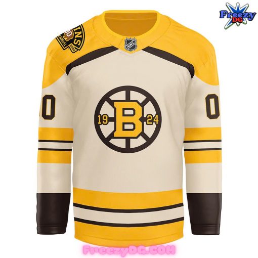 Boston Bruins Fanatics 100th Anniversary Hockey Jersey