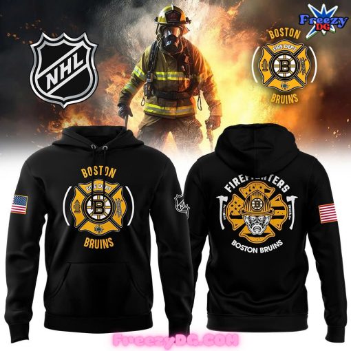 Boston Bruins Firefighter Appreciation Night Black Hoodie