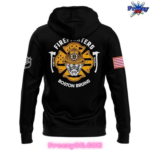 Boston Bruins Firefighter Appreciation Night Black Hoodie