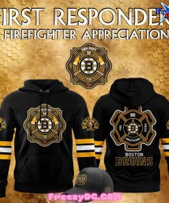 Boston Bruins Firefighter Appreciation Night Special Hoodie