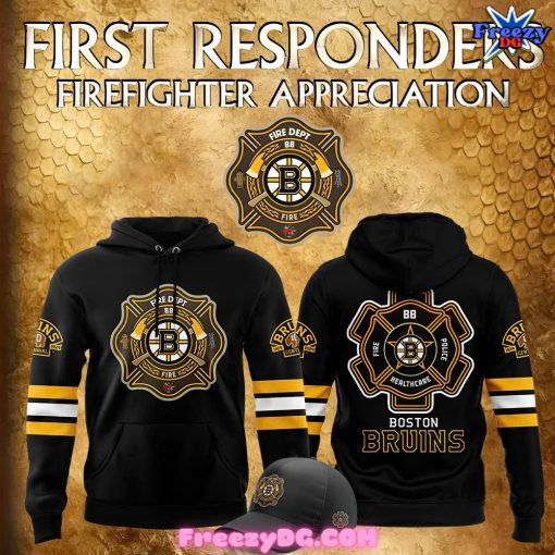 Boston Bruins Firefighter Appreciation Night Special Hoodie