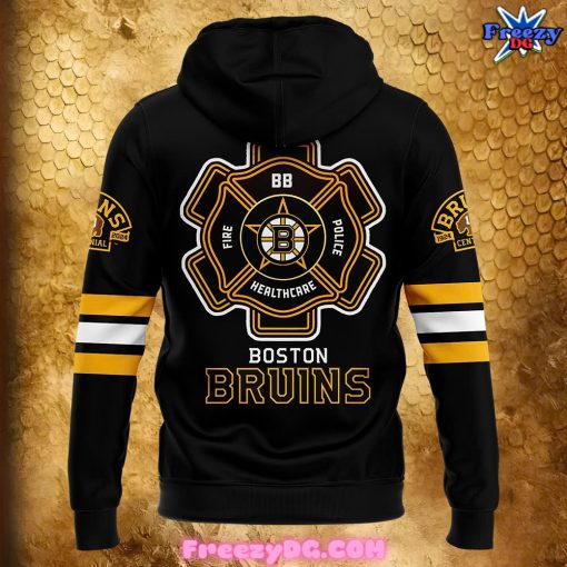 Boston Bruins Firefighter Appreciation Night Special Hoodie