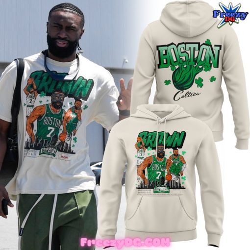 Boston Celtics Jaylen Brown 2024 Grey Hoodie