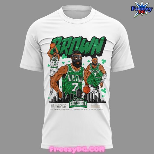 Boston Celtics Jaylen Brown 2024 White T-Shirt