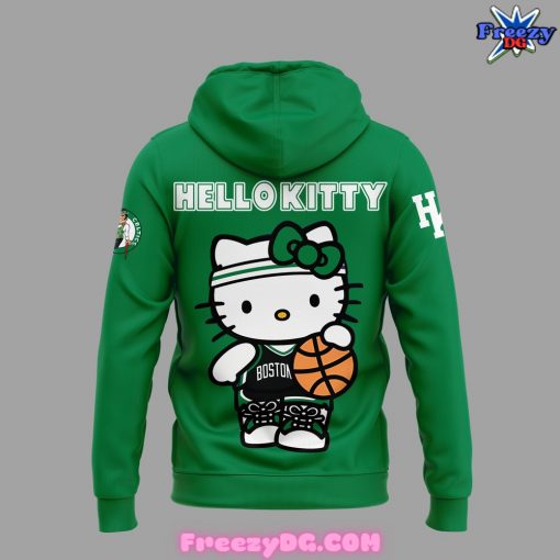 Boston Celtics Hello Kitty 2024 Green Hoodie