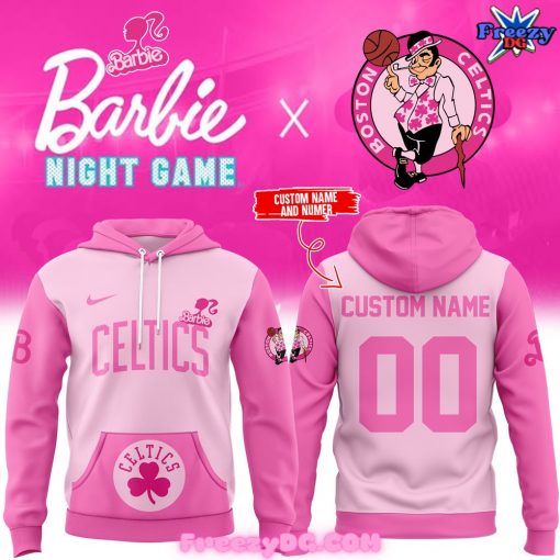 Boston Celtics x Barbie Custom Limited Pink Hoodie