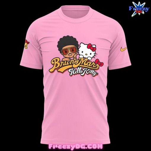 Bruno Mars x Hello Kitty Meet & Greet Pink T-Shirt