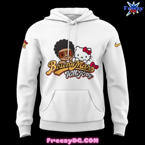 Bruno Mars x Hello Kitty Meet & Greet White Hoodie