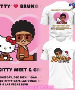 Bruno Mars x Hello Kitty Meet & Greet White T-shirt