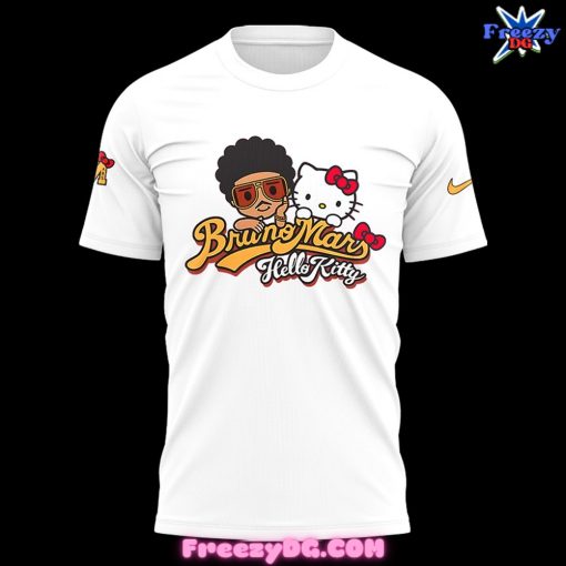 Bruno Mars x Hello Kitty Meet & Greet White T-shirt