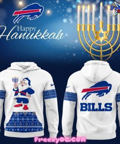 Buffalo Bills Happy Hanukkah Christmas 2024 Hoodie