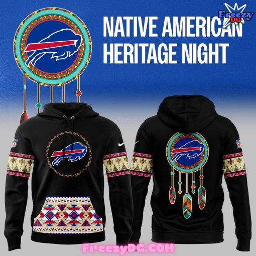 Buffalo Bills Native American Heritage Month Black Hoodie