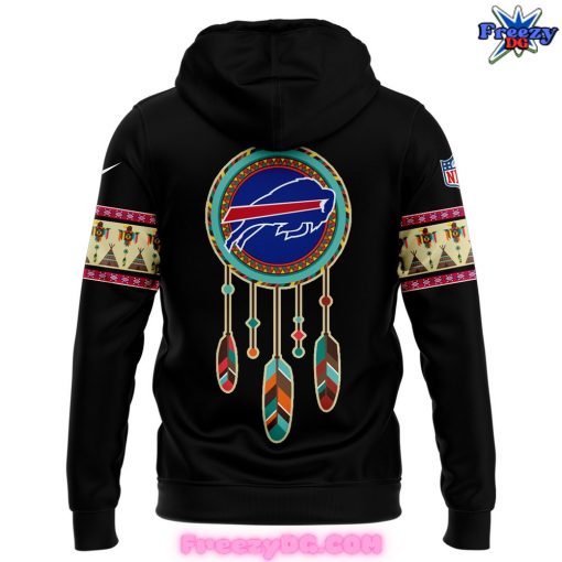 Buffalo Bills Native American Heritage Month Black Zip Hoodie