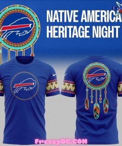 Buffalo Bills Native American Heritage Night Blue T-Shirt