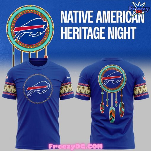 Buffalo Bills Native American Heritage Night Blue T-Shirt