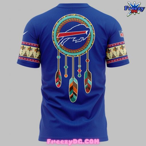 Buffalo Bills Native American Heritage Night Blue T-Shirt