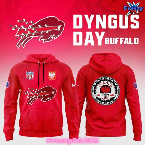 Buffalo Bills x Dyngus Day 2024 Special Red Hoodie