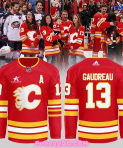 Calgary Flames Gaudreau 2024 Hockey Jersey