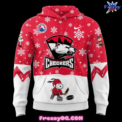 Charlotte Checkers Peanuts Holiday Specialty Hoodie