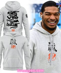 Cincinnati Bengals Be A Change Maker Grey Hoodie