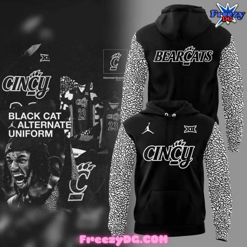 Cincinnati Bengals Black Cat Alternate Uniform Hoodie