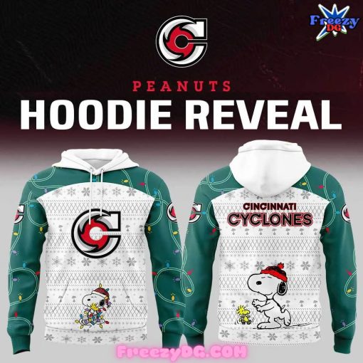 Cincinnati Cyclones Peanuts x Snoopy Special White Hoodie