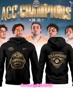 Clemson Tigers Champions 2024 Black Hoodie