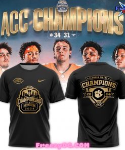 Clemson Tigers Champions 2024 Black T-Shirt