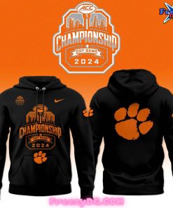 Clemson Tigers Nike ACC Championship 2024 Black Hoodie