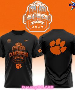 Clemson Tigers Nike ACC Championship 2024 Black T-Shirt