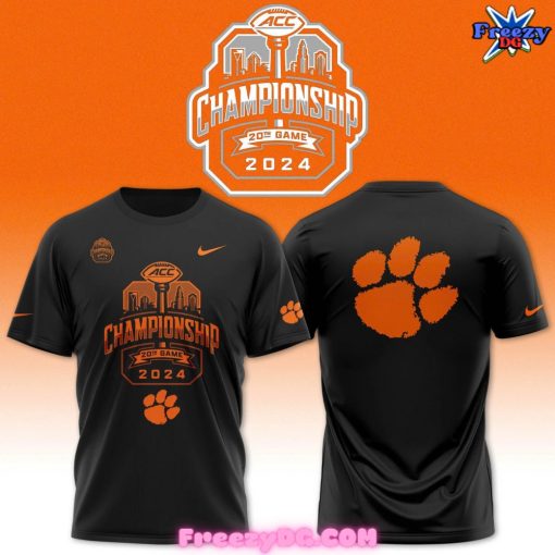 Clemson Tigers Nike ACC Championship 2024 Black T-Shirt