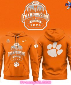 Clemson Tigers Nike ACC Championship 2024 Orange Hoodie