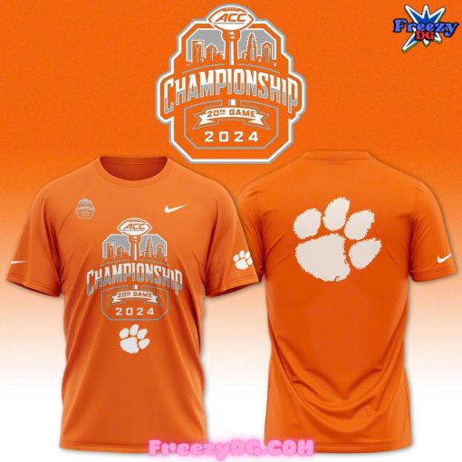 Clemson Tigers Nike ACC Championship 2024 Orange T-Shirt