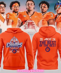 Clemson Tigers Football Conference Champions Orange Hoodie