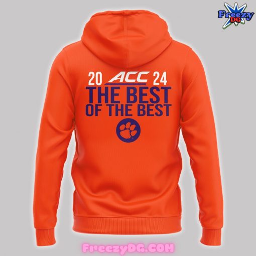 Clemson Tigers Football Conference Champions Orange Hoodie