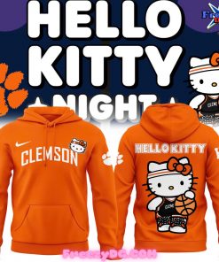 Clemson Tigers x Hello Kitty Special Orange Hoodie