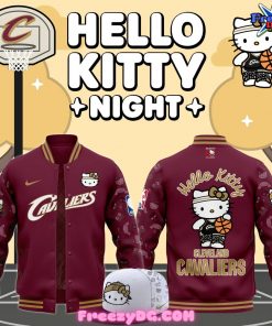 Cleveland Cavaliers x Hello Kitty Night 2024 Baseball Jacket