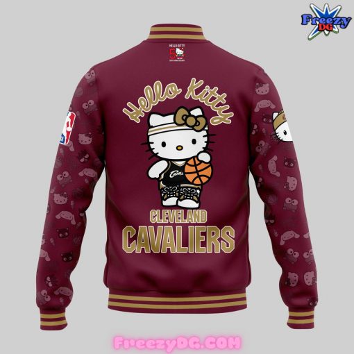 Cleveland Cavaliers x Hello Kitty Night 2024 Baseball Jacket