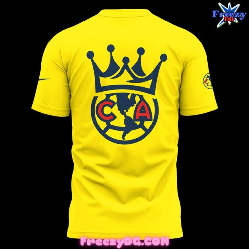 Club América Back to Back Champions Yellow Nike T-Shirt