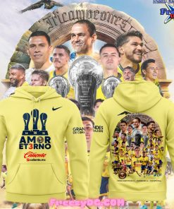 Club América Back to Back Champions Yellow Nike T-Shirt