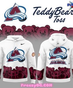 Colorado Avalanche Teddy Bear Toss Hoodie