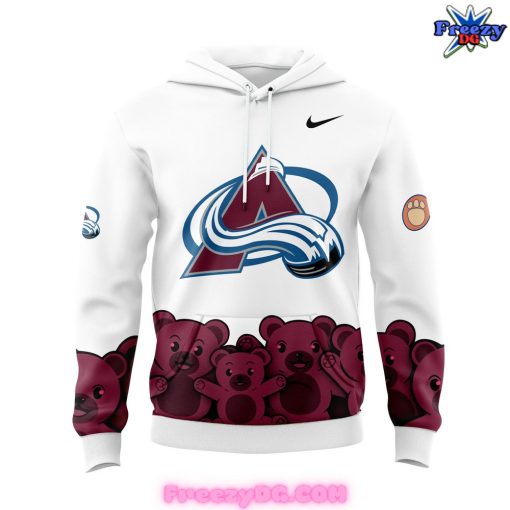 Colorado Avalanche Teddy Bear Toss Hoodie