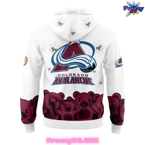 Colorado Avalanche Teddy Bear Toss Hoodie