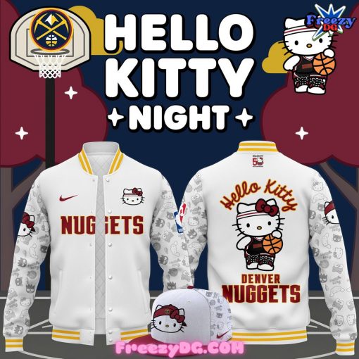 Denver Nuggets x Hello Kitty Night 2024 Baseball Jacket