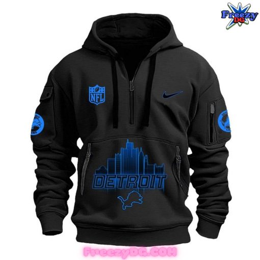 Detroit Lions Back In Black NFL Limited New Hoodie